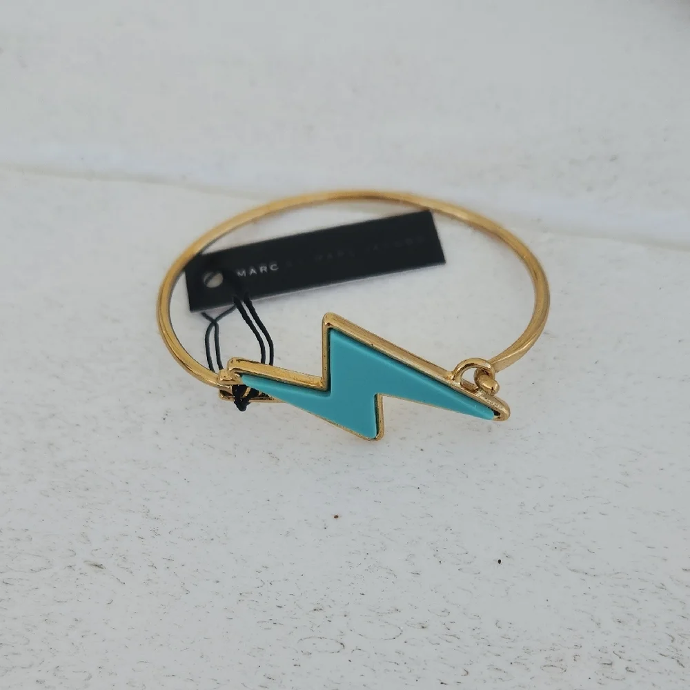 Marc By Marc Jacobs Gold and Turquoise Bracelet - Picture 13 of 15